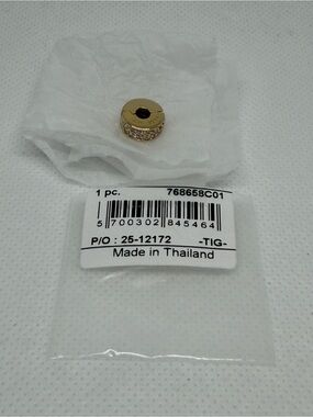 Pandora Clear Pave Clip Charm Gold Plated - 768658C01